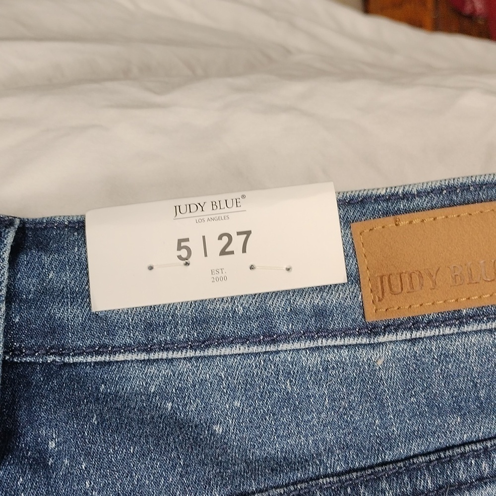 NWT Judy Blue women's mid  waist relaxed fit jeans size 5/27 - Picture 9 of 13